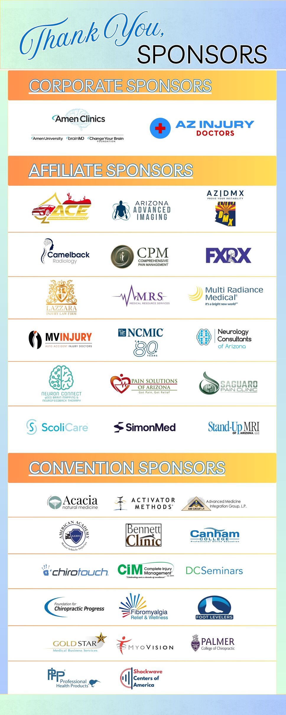 Affiliate Sponsors